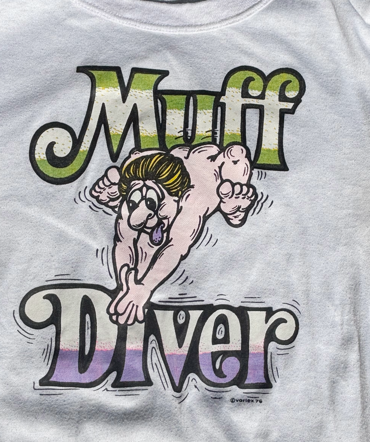 1976 Muff Diver tee