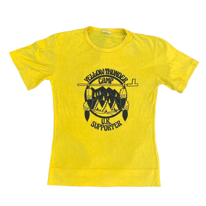 1980s Yellow Thunder Camp supporter