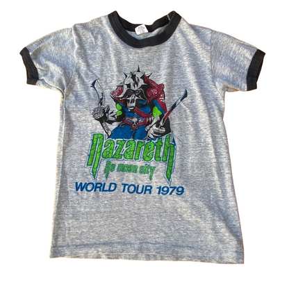 1970s Nazareth tour tshirt